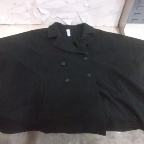 BOX OF APPROXIMATELY 4 MARLA WYNNE DOUBLE BRASTED CAPE COAT BLACK - SIZE LARGE