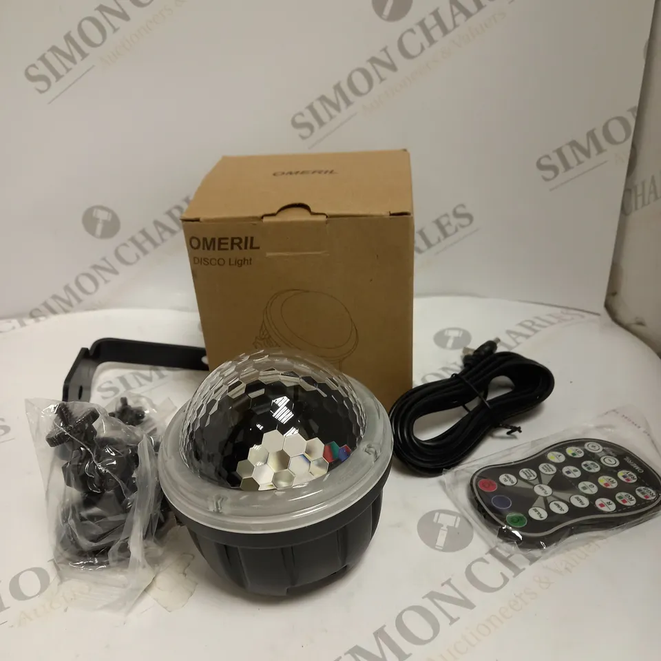 BOXED OMERIL LD092-BK DISCO LIGHT WITH REMOTE CONTROL 