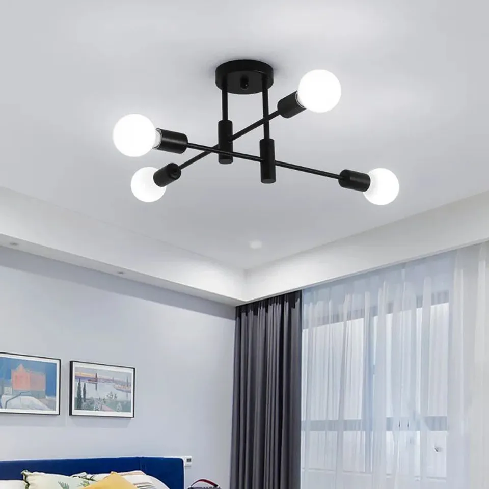 BOXED COBLITZ 4-LIGHT SPUTNIK CHANDELIER (1 BOX)