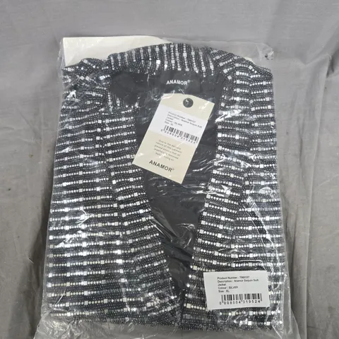 ANAMOR SEQUINED SOFT JACKET - XL