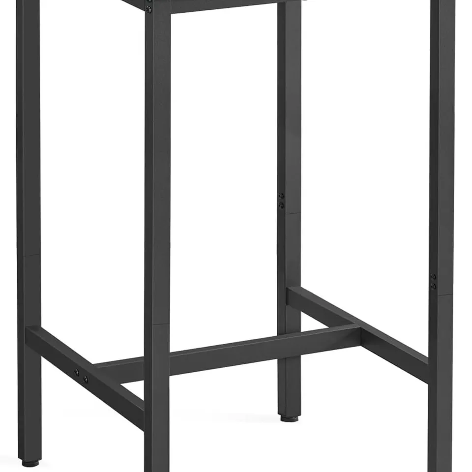 BOXED VASAGLE BREAKFAST BAR, SQUARE TALL BAR TABLE