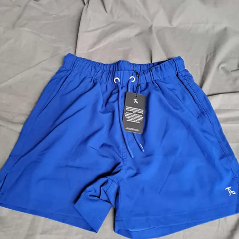 TAILORED ATHLETE SWIM SHORTS IN COBALT SIZE S