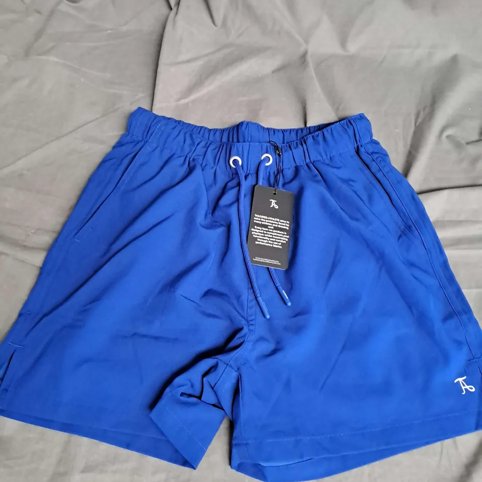 TAILORED ATHLETE SWIM SHORTS IN COBALT SIZE S