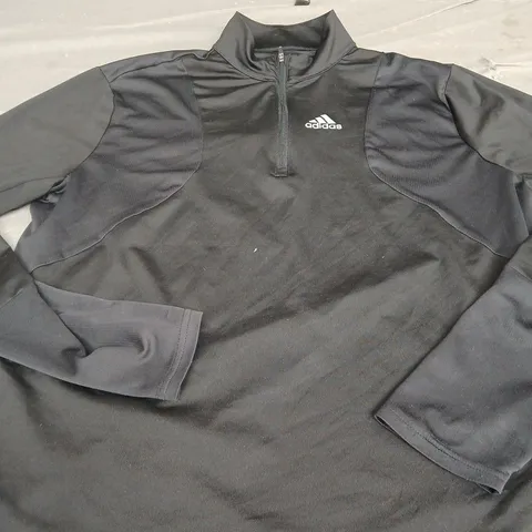 ADIDAS 1/4 ZIP TOP - SIZE 20/22