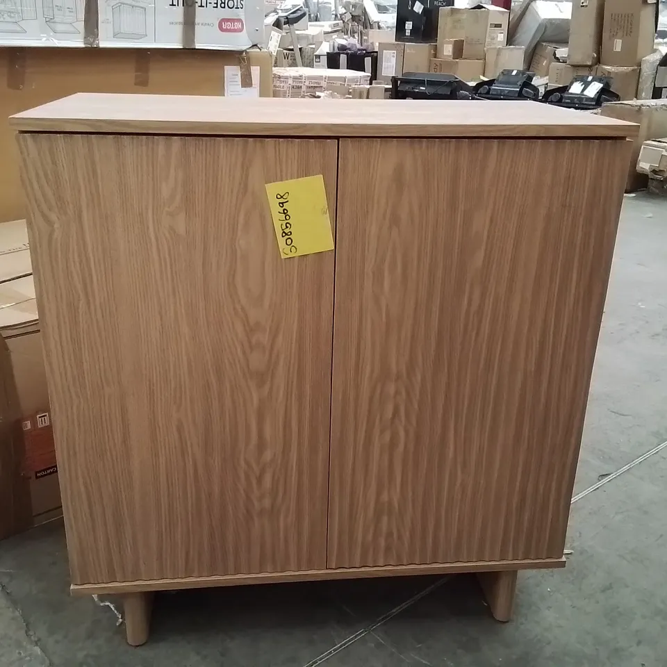 STYLISH MODERN TWO DOOR PUSH DOOR CABINET