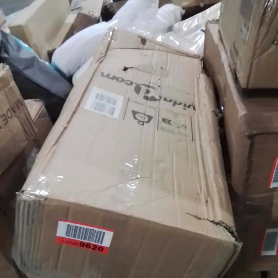 BOXED WREATH WITH 80 LEDS BLUE 92CM ACRYLIC 