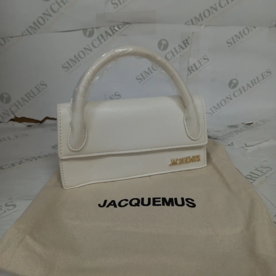 JACQEMUS MINI HANDBAG IN WHITE ONE SIZE