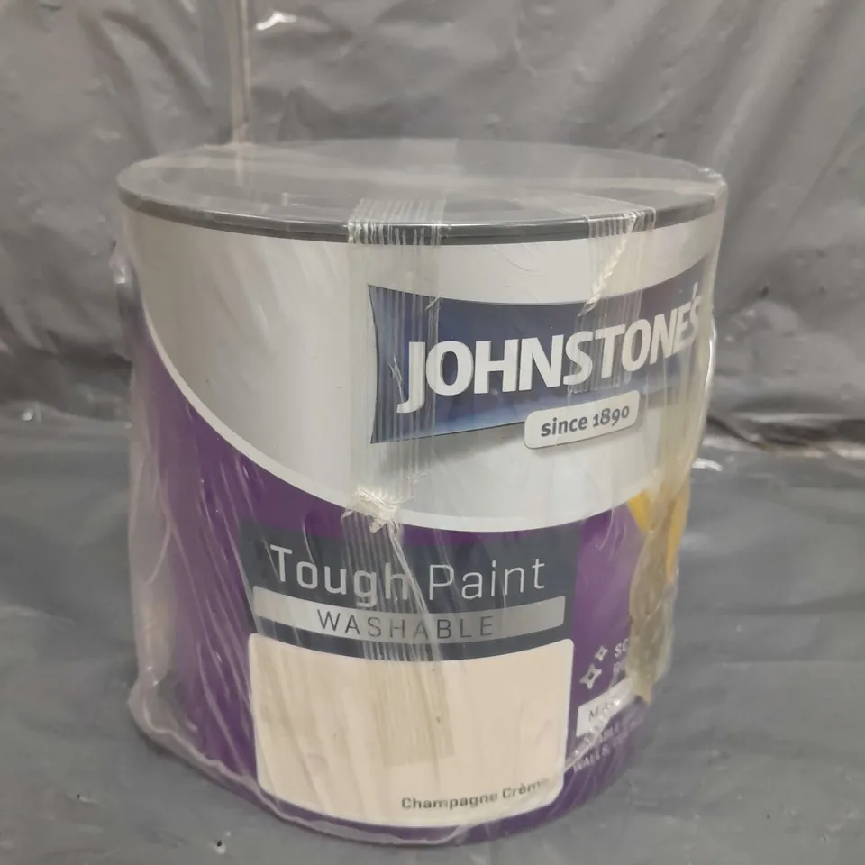JOHNSTONE'S WASHABLE MATT PAINT - CHAMPAGNE CREME - 2.5L