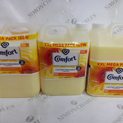 SET OF 3 COMFORT LASTING FRESHNESS + SOFTENER 160 WASHES - COLLECTION ONLY
