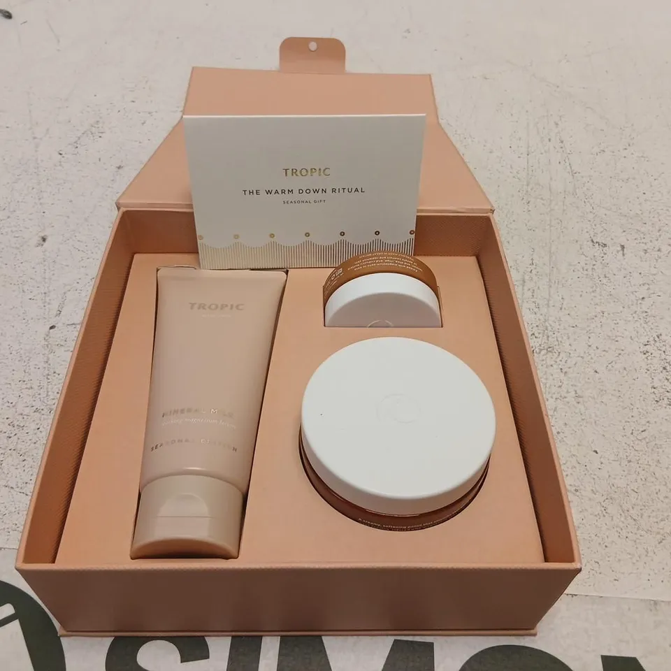 TROPIC THE WARM DOWN RITUAL SEASONAL GIFT SET – SKINCARE (BOXED)