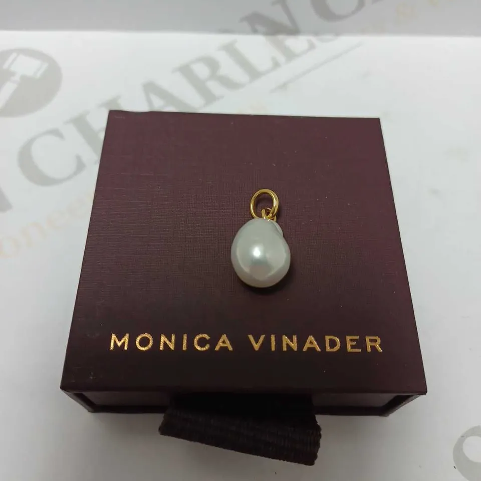 MONICA VINADER PEARL PENDANT (WITHOUT CHAIN) 