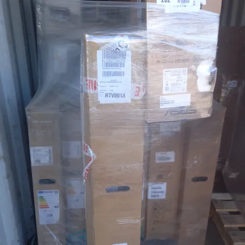 PALLET OF APPROXIMATLY 10 ASSORTED TELEVISIONS & MONITORS - COLLECTION ONLY