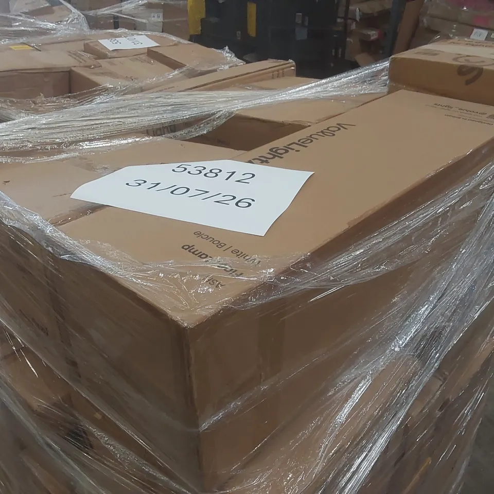 PALLET CONTAINING A VERY LARGE QUANTITY OF ASSORTED DESIGNER LIGHTING PRODUCTS