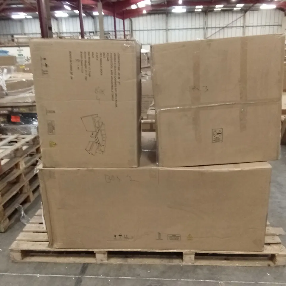 BOXED ARUBA 6 SEATER CORNER SET - BOX 1 OF 4 MISSING (3 BOXES)
