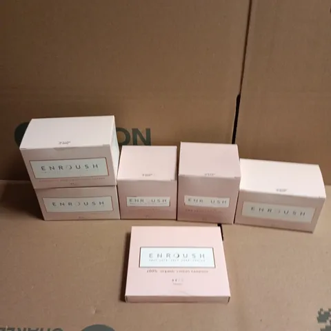 LOT OF APPROXIMATELY 6 ENROUSH FEMININE HYGIENE PRODUCTS TO INCLUDE PADS AND TAMPONS