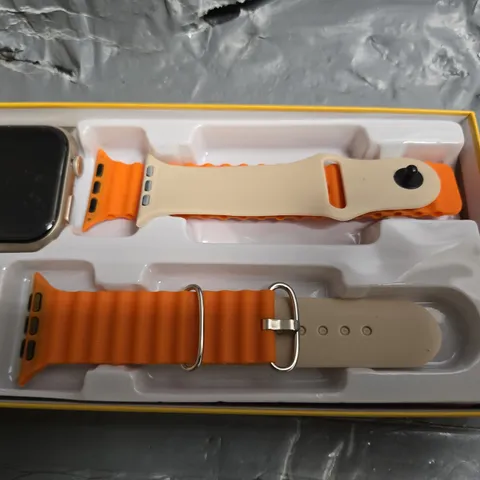 C900 PROMAX SMART WATCH – BOXED WITH ORANGE STRAP SET (2.19 INCH DISPLAY)