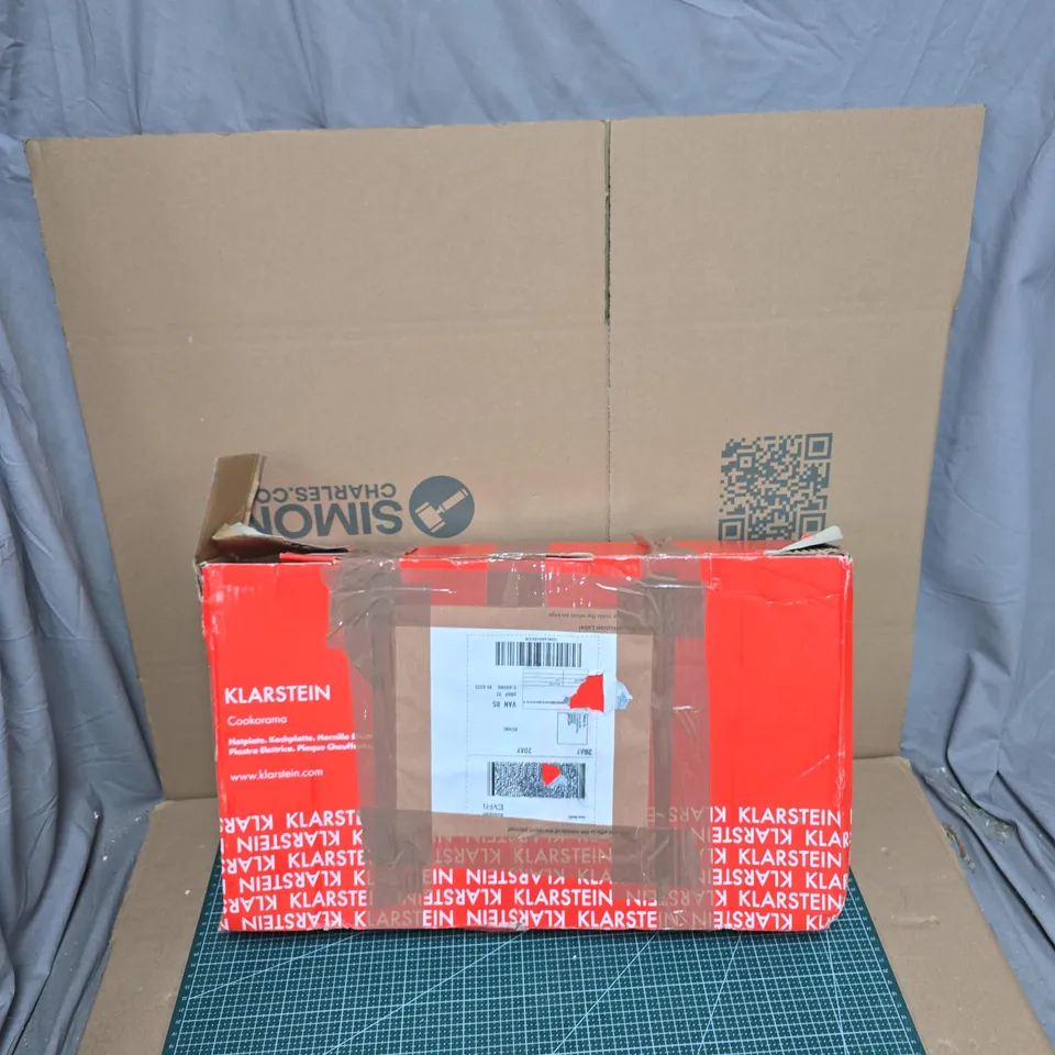 BOXED KLARSTEIN GLASS CERAMIC COOKTOP, BUILT-IN