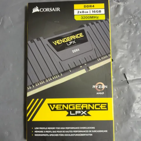 SEALED CORSAIR VENGEANCE LPX 2X8GB 3200MHZ DDR4 RAM