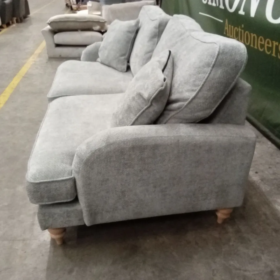 HEPBURN 3 SEATER FABRIC SOFA - GREY RRP £749