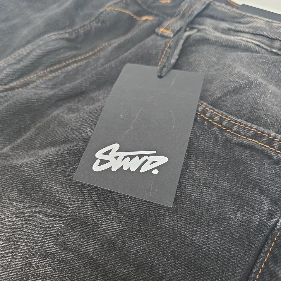 STWD RELAXED BAGGY JEANS – DARK DENIM, UK 30 (EU 38)