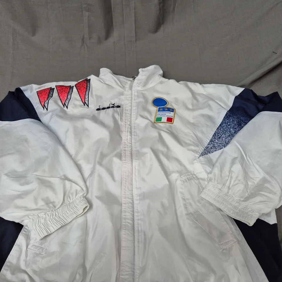 ITALY FC RETRO TRAINING JACKET SIZE M