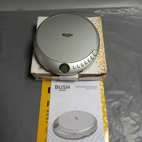 BUSH JOG PROOF PORTABLE CD PLAYER SILVER 