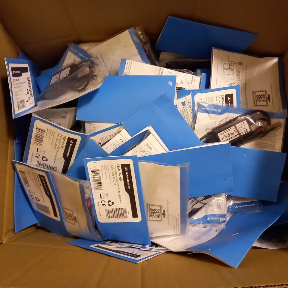 LARGE QUANTITY OF SENNHEISER CEHS-AV 05 EHS ADAPTOR CABLES FOR AVAYA PHONES