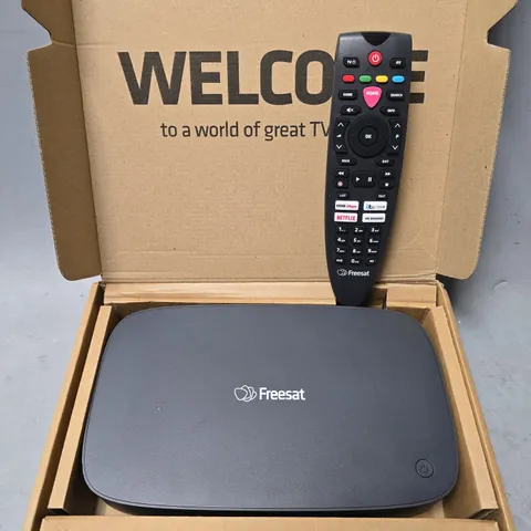 BOXED FREESAT RECORDABLE 4K TV BOX 