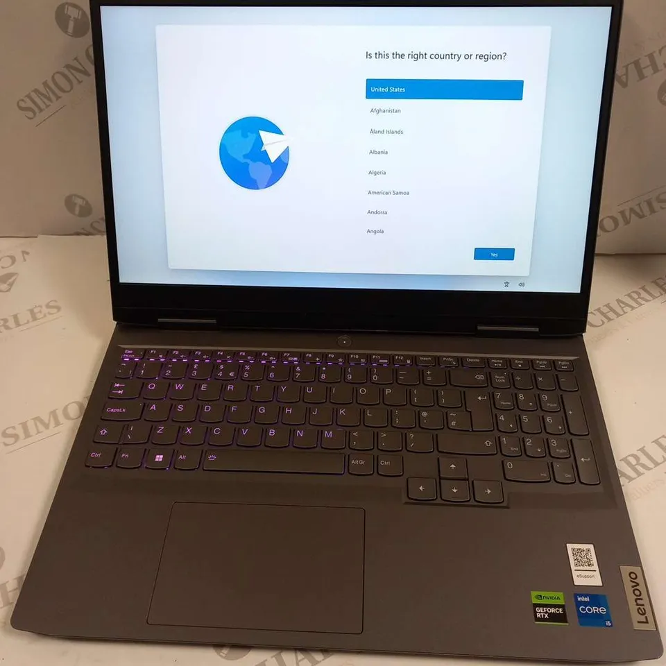 BOXED LENOVO LOQ15IRH8 INTEL CORE I5 LAPTOP