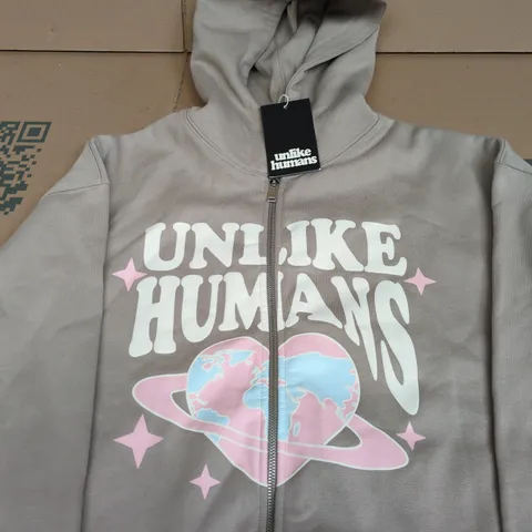 UNLIKE HUMANS HOODIE – UK MEDIUM (M) – MADE IN TURKEY