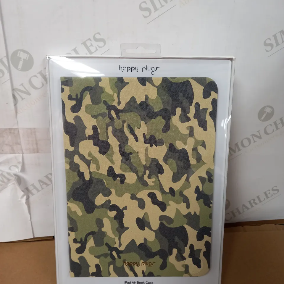 LOT OF 10 HAPPY PLUGS IPAD AIR BOOK CASES - CAMO