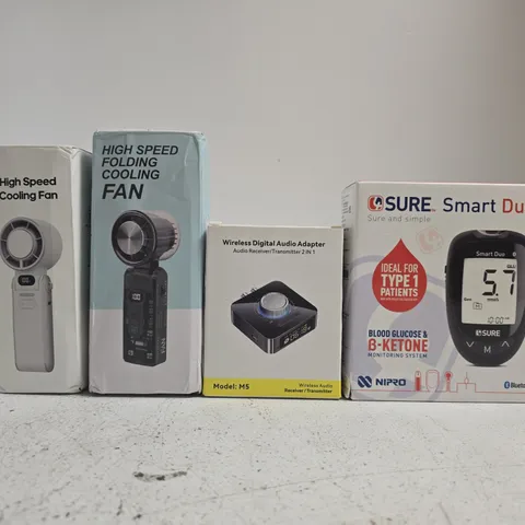 APPROXIMATELY 10 ASSORTED HOUSEHOLD ITEMS TO INCLUDE COOLING FAN, ETC