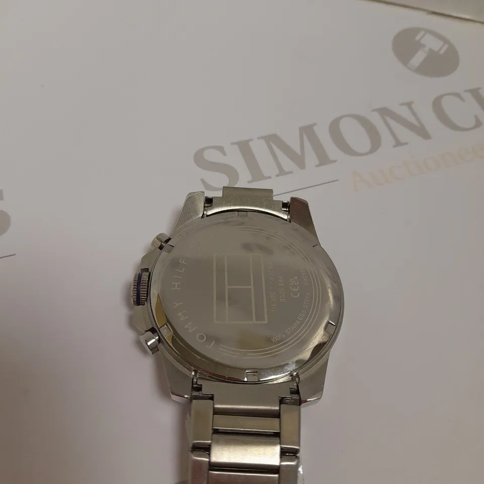 TOMMY HILFIGER DECKER BLUE MULTI DIAL WRISTWATCH  RRP £199