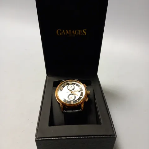 BOXED GAMAGES MYSTIQUE SILVER WATCH
