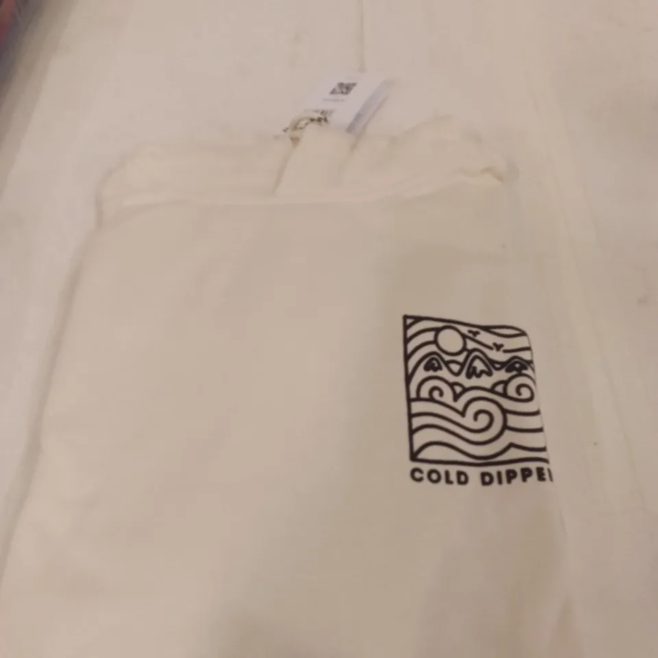 BOX TO CONTAIN BRASS MONKEY DIPPER HOODY - OFF WHITE SIZE L APPROXIMATELY 8 