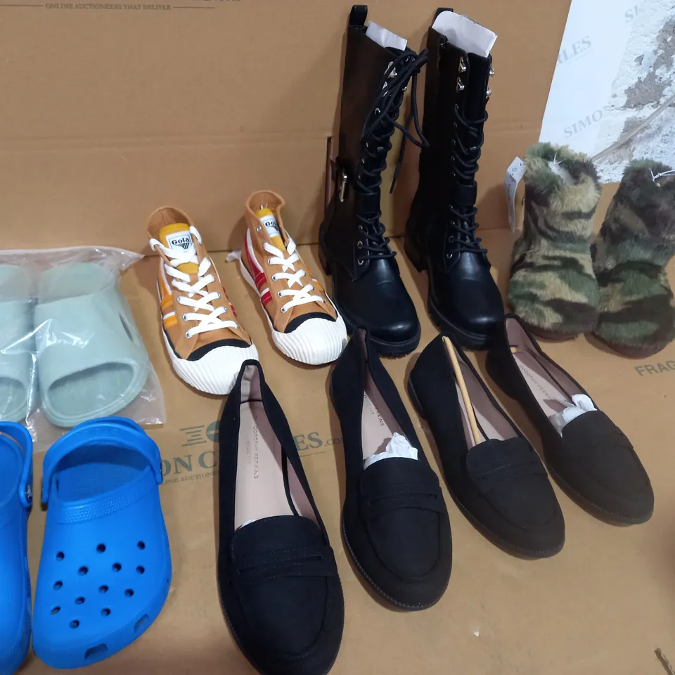 7 ASSPORTED PAIRS OF FOOTWEAR 