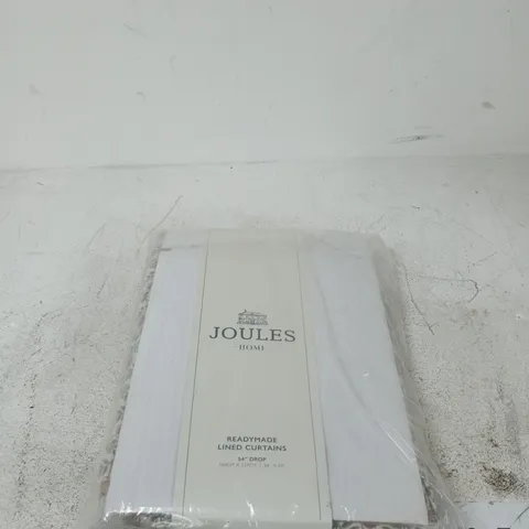 JOULES HOME READYMADE LINED CURTAINS 54" DROP 66 X 54"