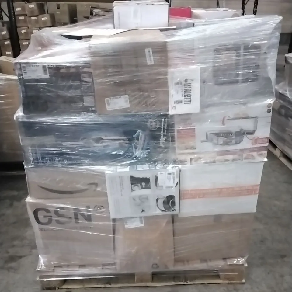 PALLET OF APPROXIMATELY 29 UNPROCESSED RAW RETURN HOUSEHOLD AND ELECTRICAL GOODS TO INCLUDE;