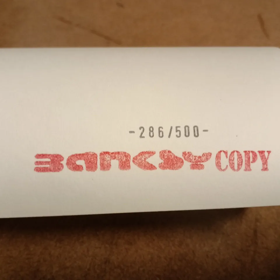 BANKSY STOP AND SEARCH ART PRINT 286/500