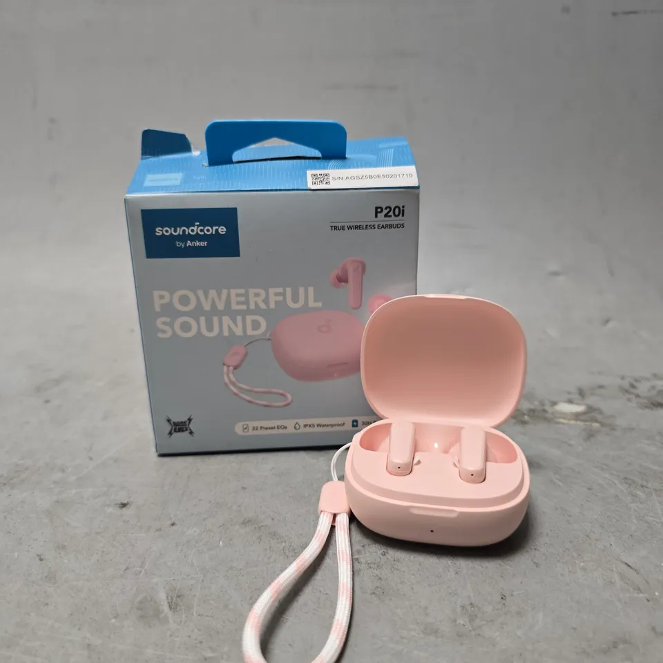 BOXED SOUNDCORE BY ANKER P20I TRUE WIRELESS EARBUDS 