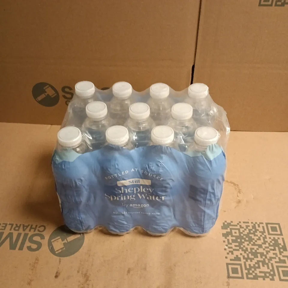 SHEPLEY STILL SPRING WATER 12-PACK BOTTLED WATER (500ML) BULK PACK 