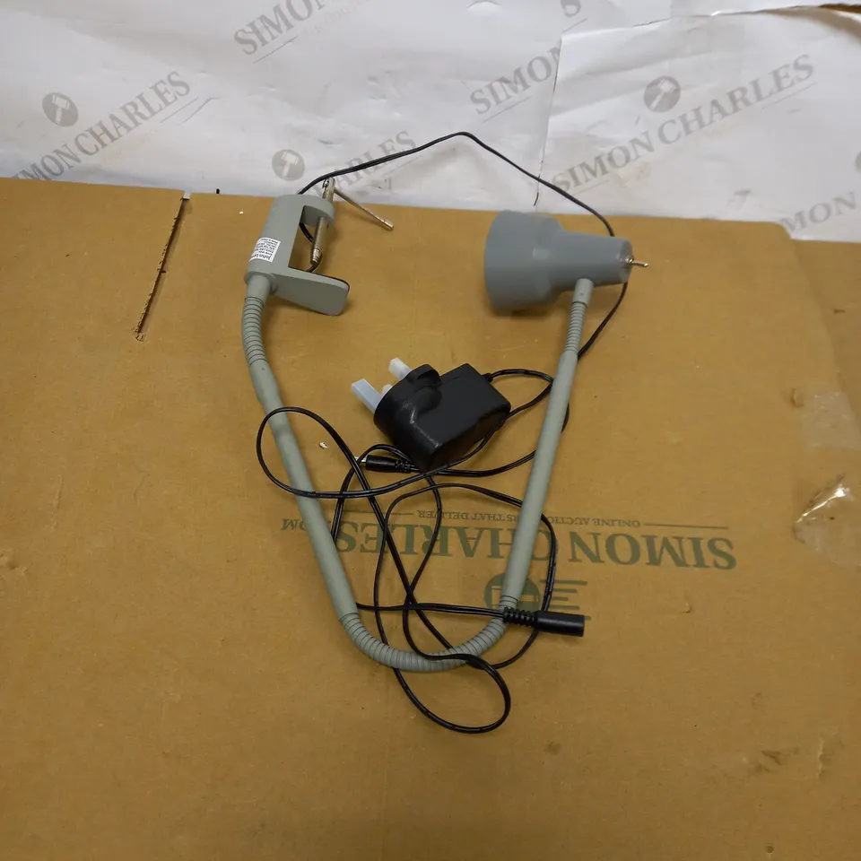 JOHN LEWIS & PARTNERS ZADIE LED GREY LAMP