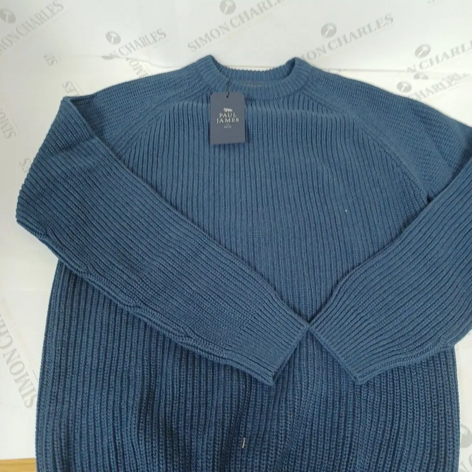 PAUL JAMES KNITTED JUMPER SIZE L 