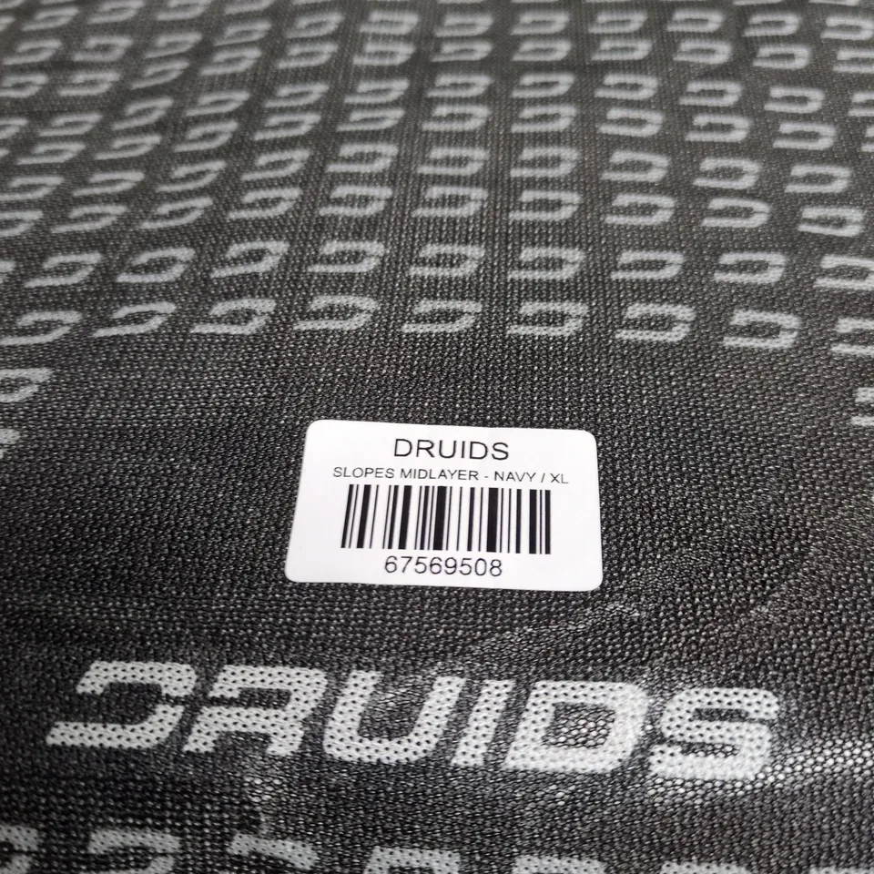 DRUIDS MIDLAYER NAVY 1/4 ZIP UP TOP NAVY XL