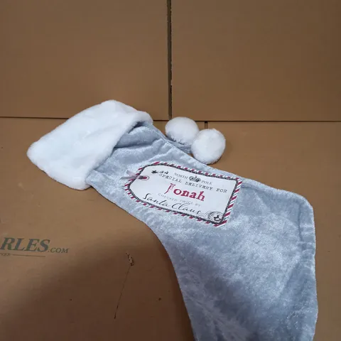 PERSONALISED SPECIAL DELIVERY TAG CHRISTMAS STOCKING