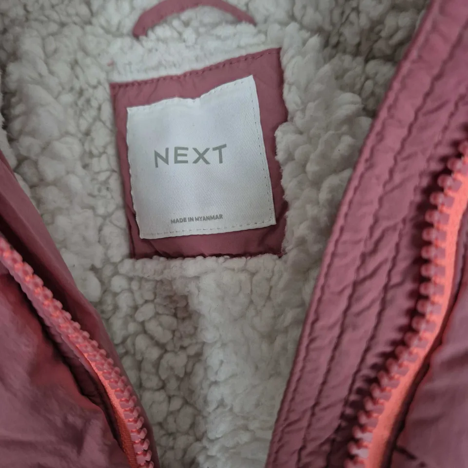 NEXT Pink Padded Coat, 2-3 Years (98 cm height)