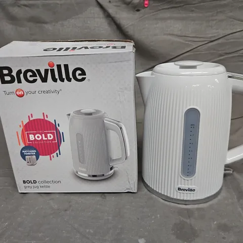 BREVILLE BOLD COLLECTION GREY JUG KETTLE