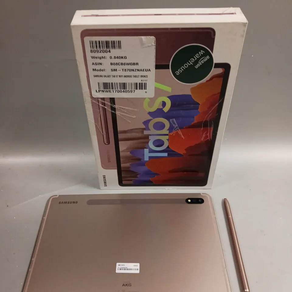 BOXED SAMSUNG GALAXY TAB S7 TABLET