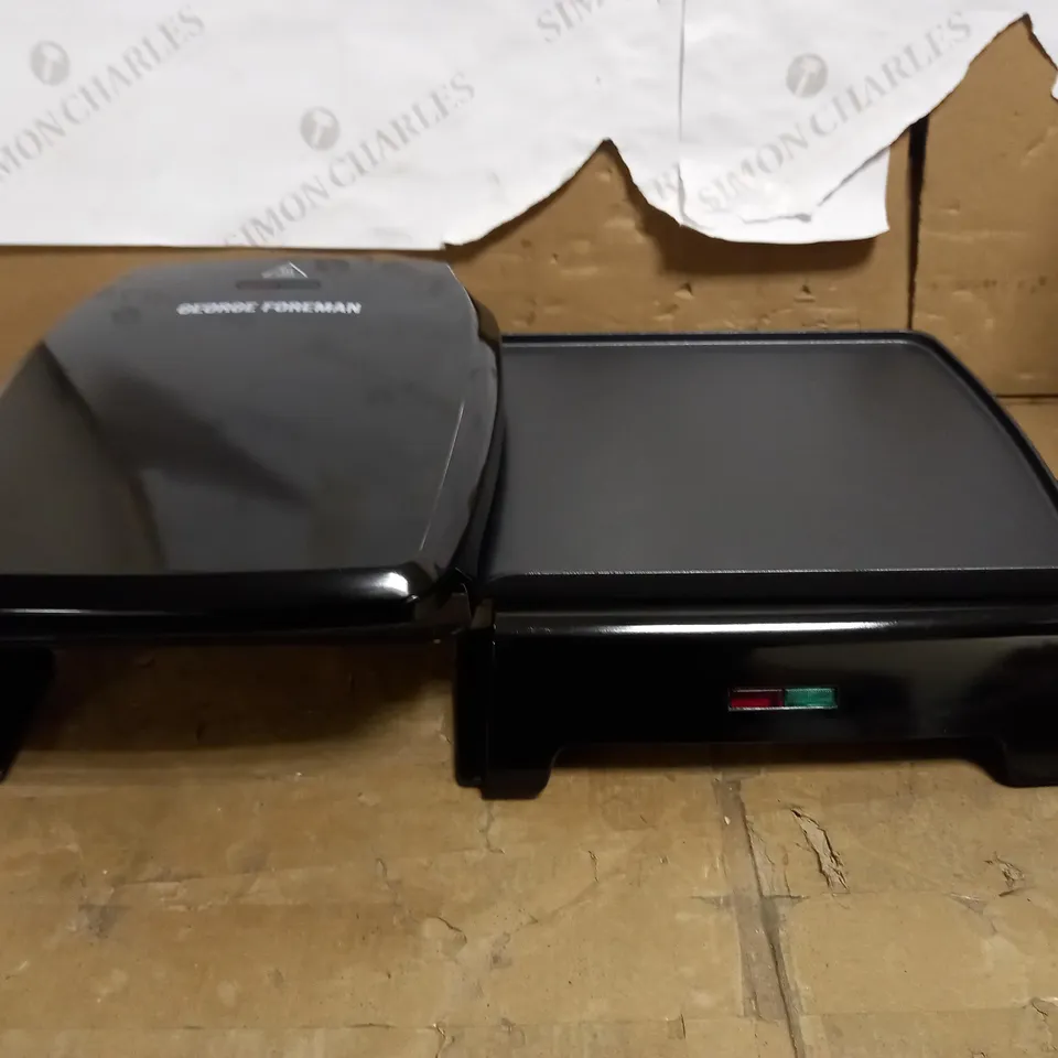 GEORGE FOREMAN FAT REDUCING GRILL & GRIDDLE - LARGE