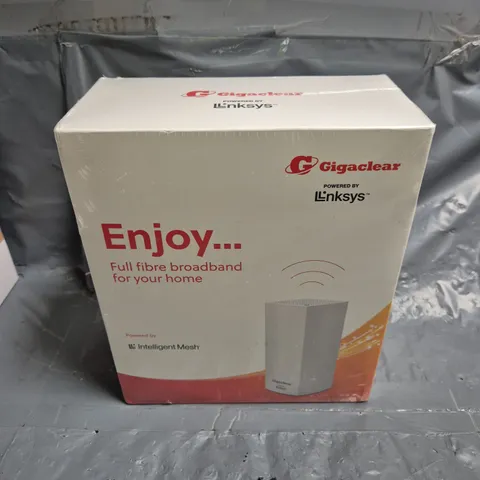 SEALED LINKSYS GIGACLEAR DUAL BAND WIFI 6 ROUTER 